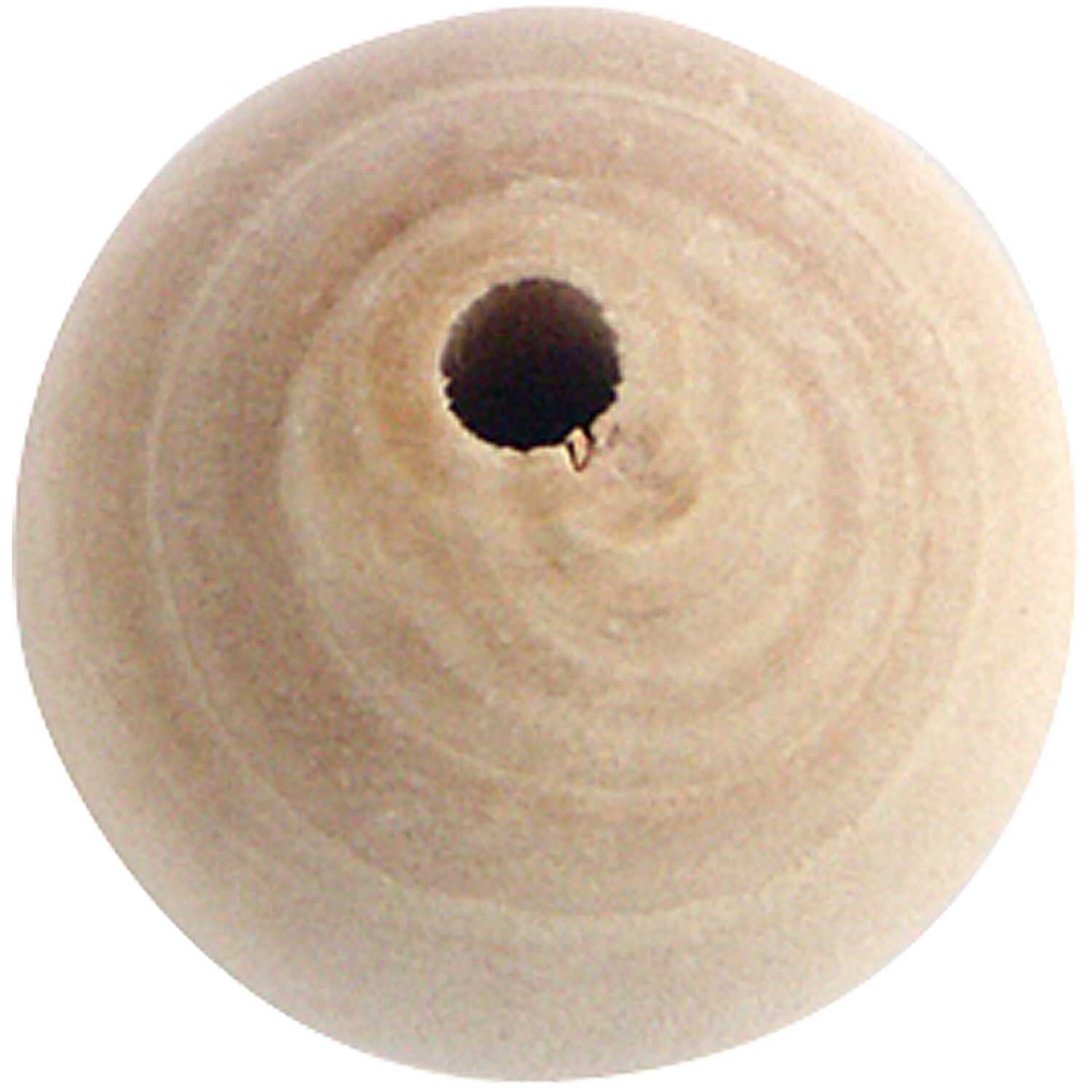 Rico Design Holzkugel gebohrt 40mm, 6 Stück