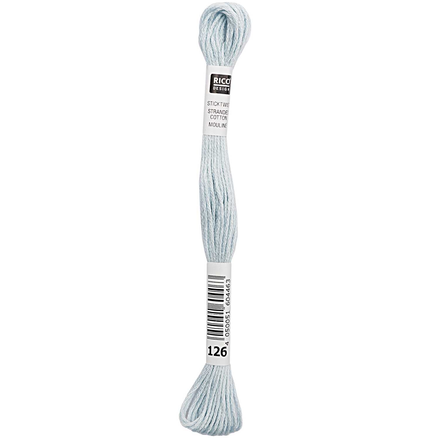 Rico Design Sticktwist 8m 126 Eisblau