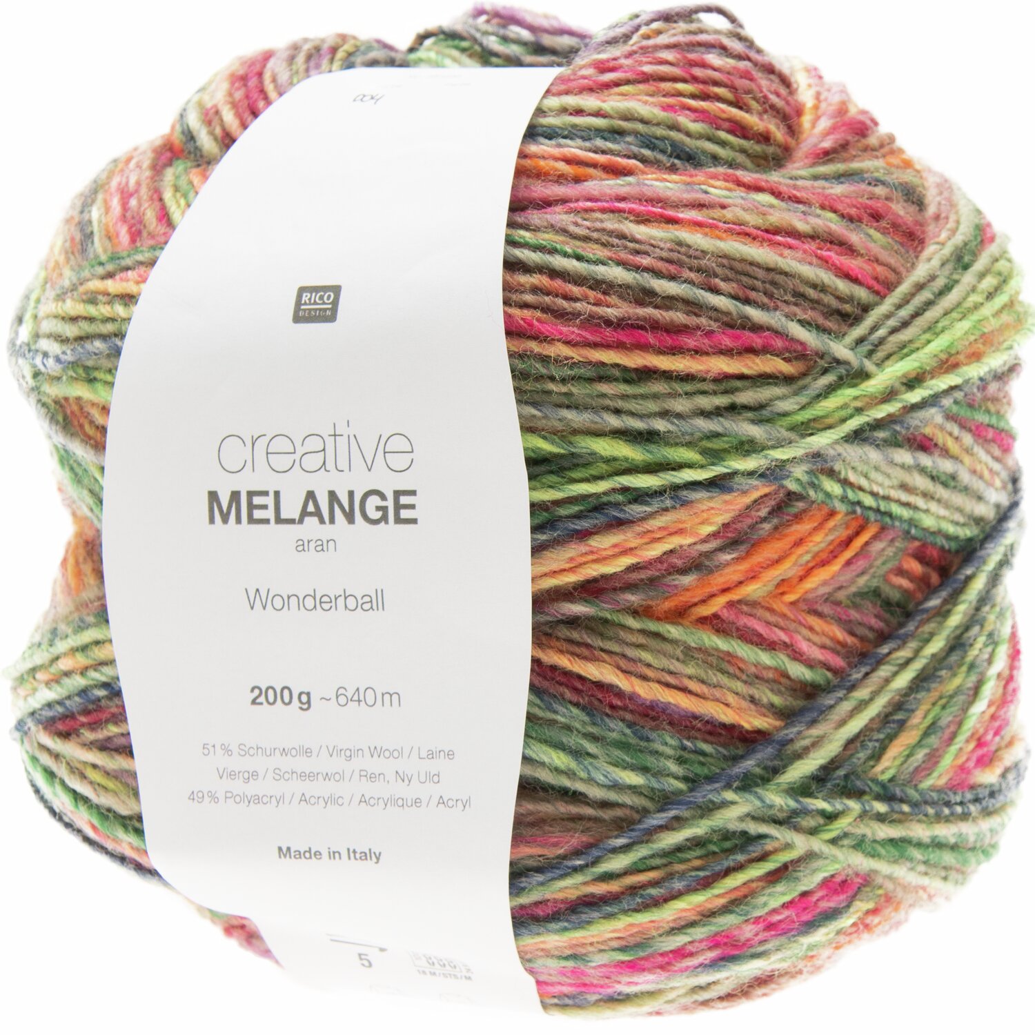 Rico Design Creative Melange aran Wonderball Multicolor