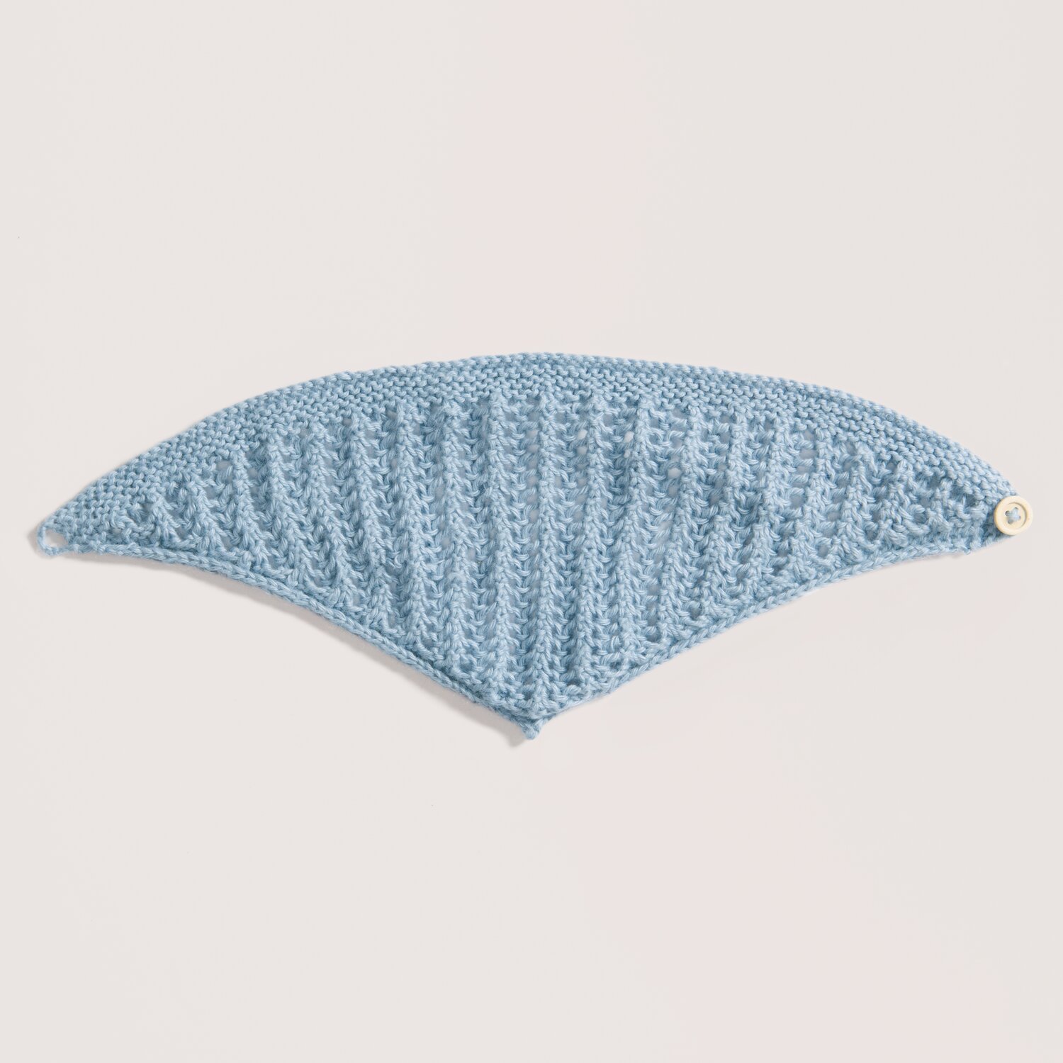 Strickset Tuch Modell 22 aus Baby 043 in taubenblauem Strickmuster, ideal für Babybekleidung.