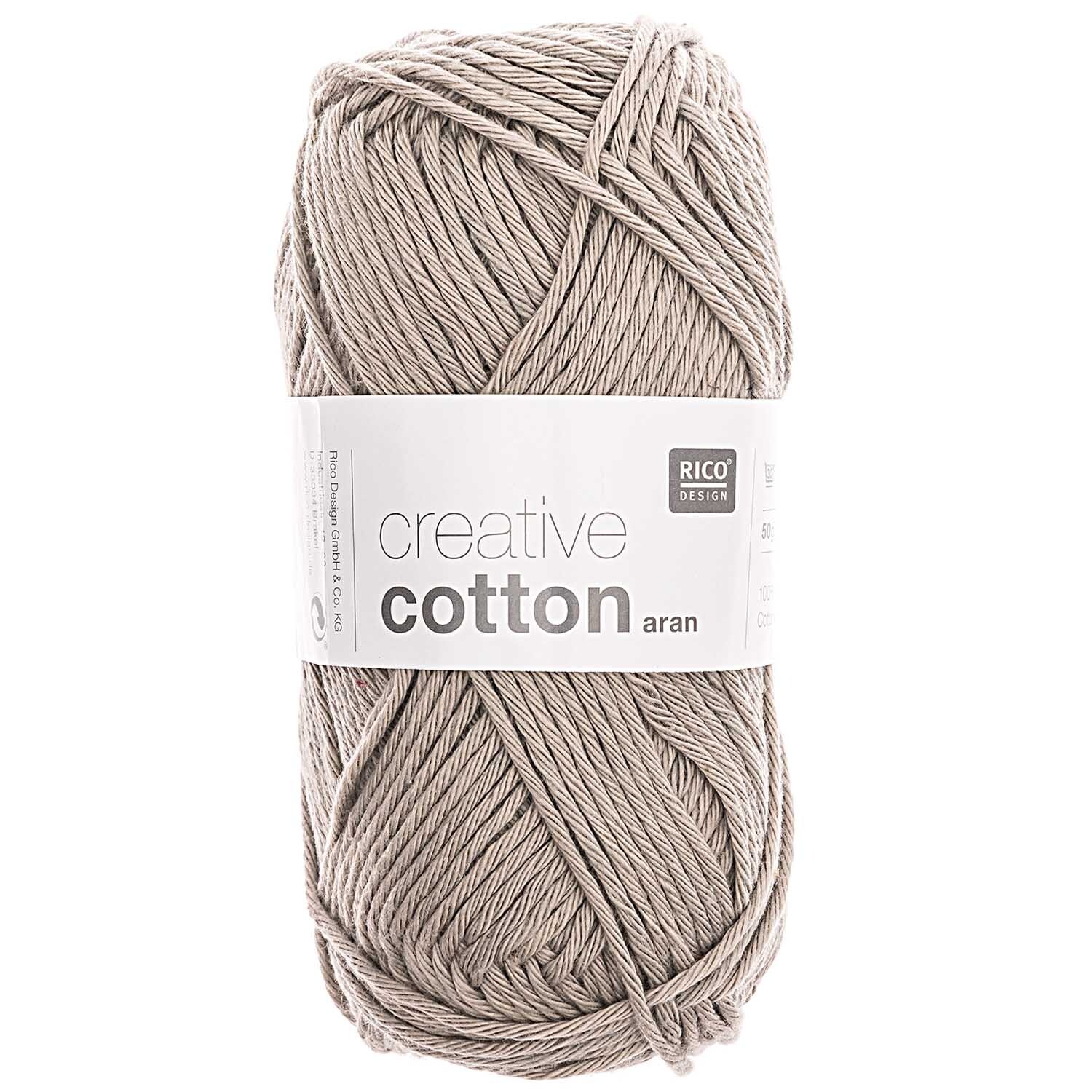 Rico Design Creative Cotton aran Perlgrau