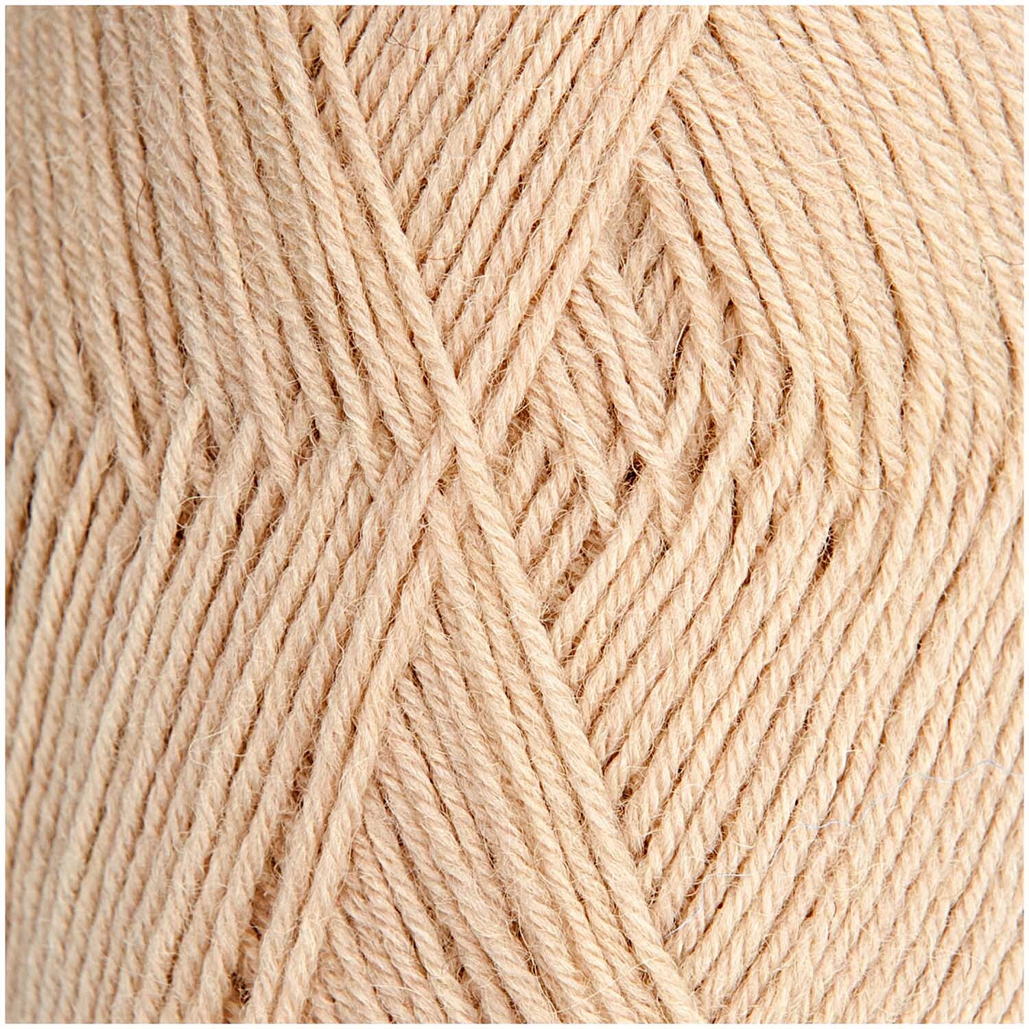 Superba Premium 4fädig, beige Strickgarn, 50g 190m, ideal für feine Strickprojekte.