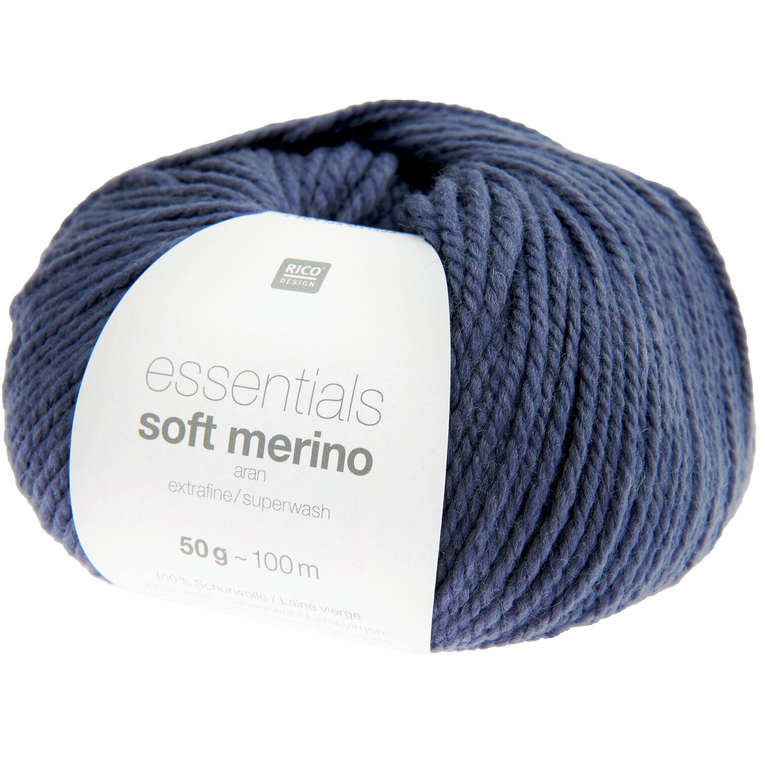Rico Design Essentials Soft Merino aran Indigo