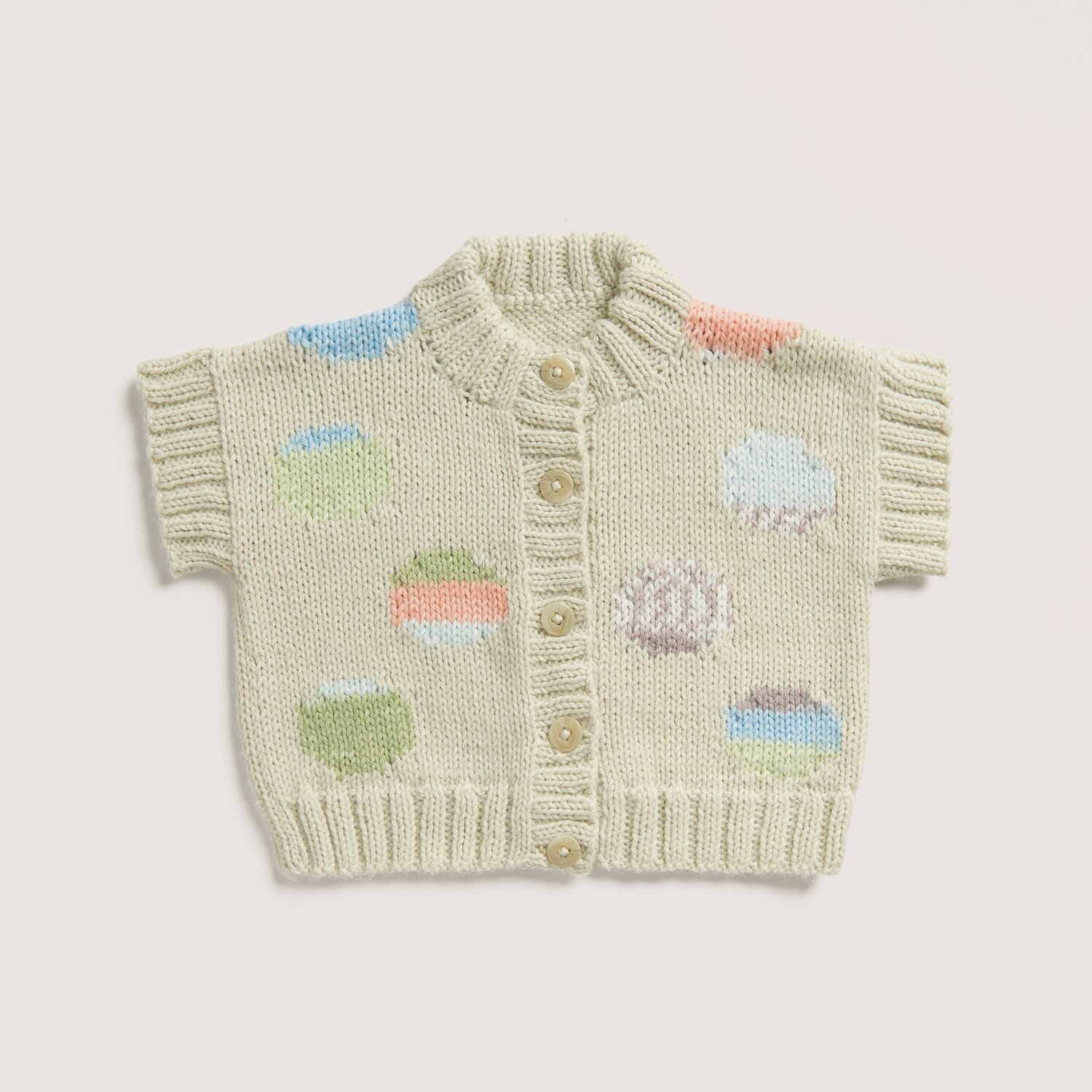 Strickset Weste Modell 22 aus Baby 042 von Rico Design Strickset Weste Modell 22 aus Baby 042 von Rico Design