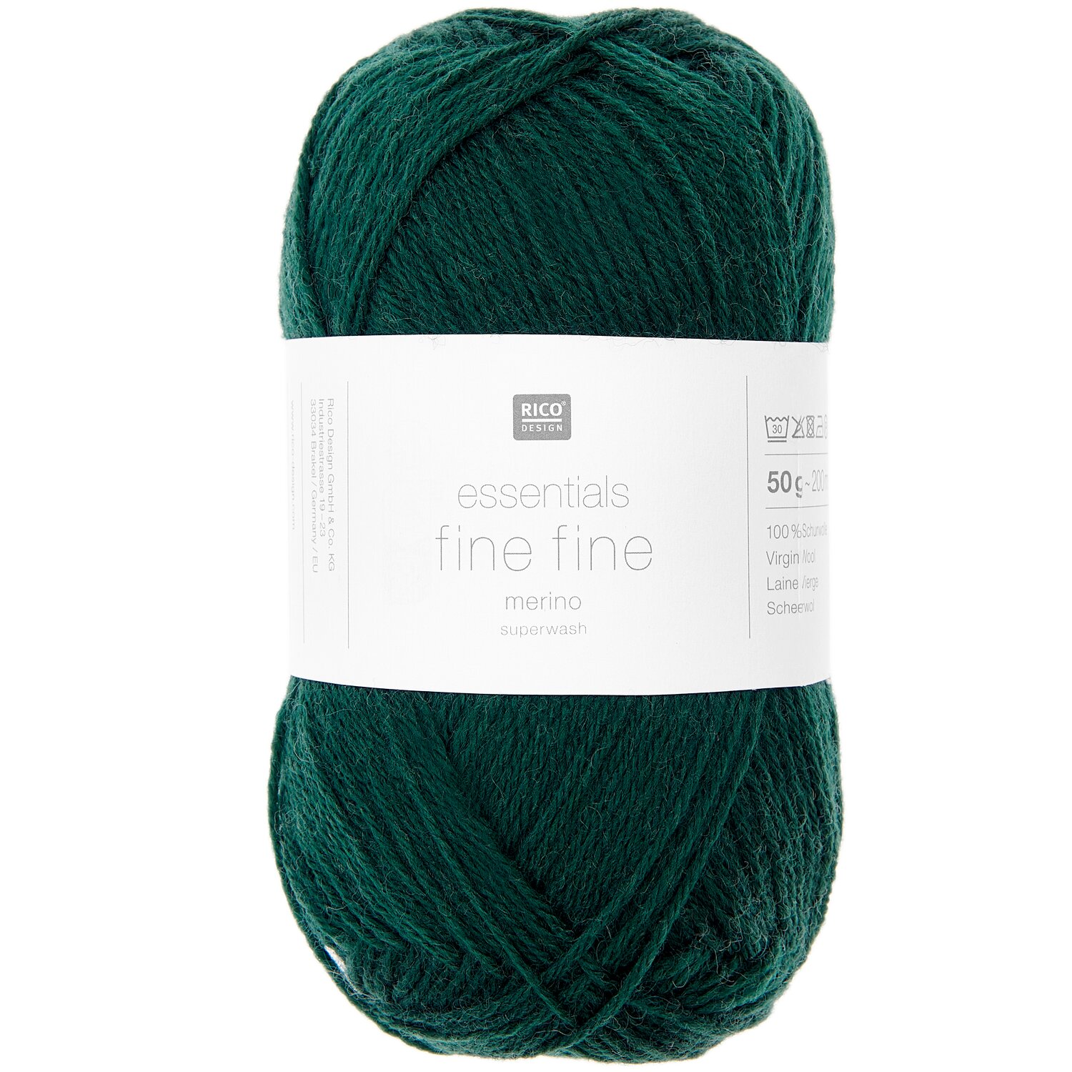 Rico Design Essentials Fine Fine Merino Dunkelgrün