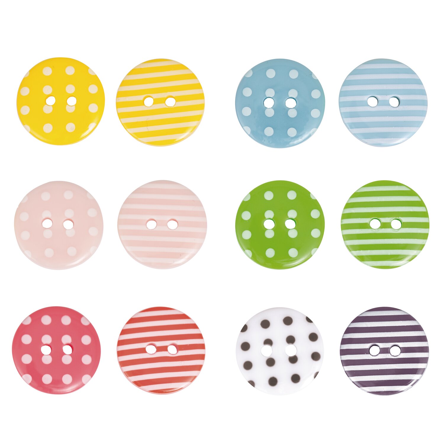 Knöpfe 1,8cm 12 Stück von Rico Design
