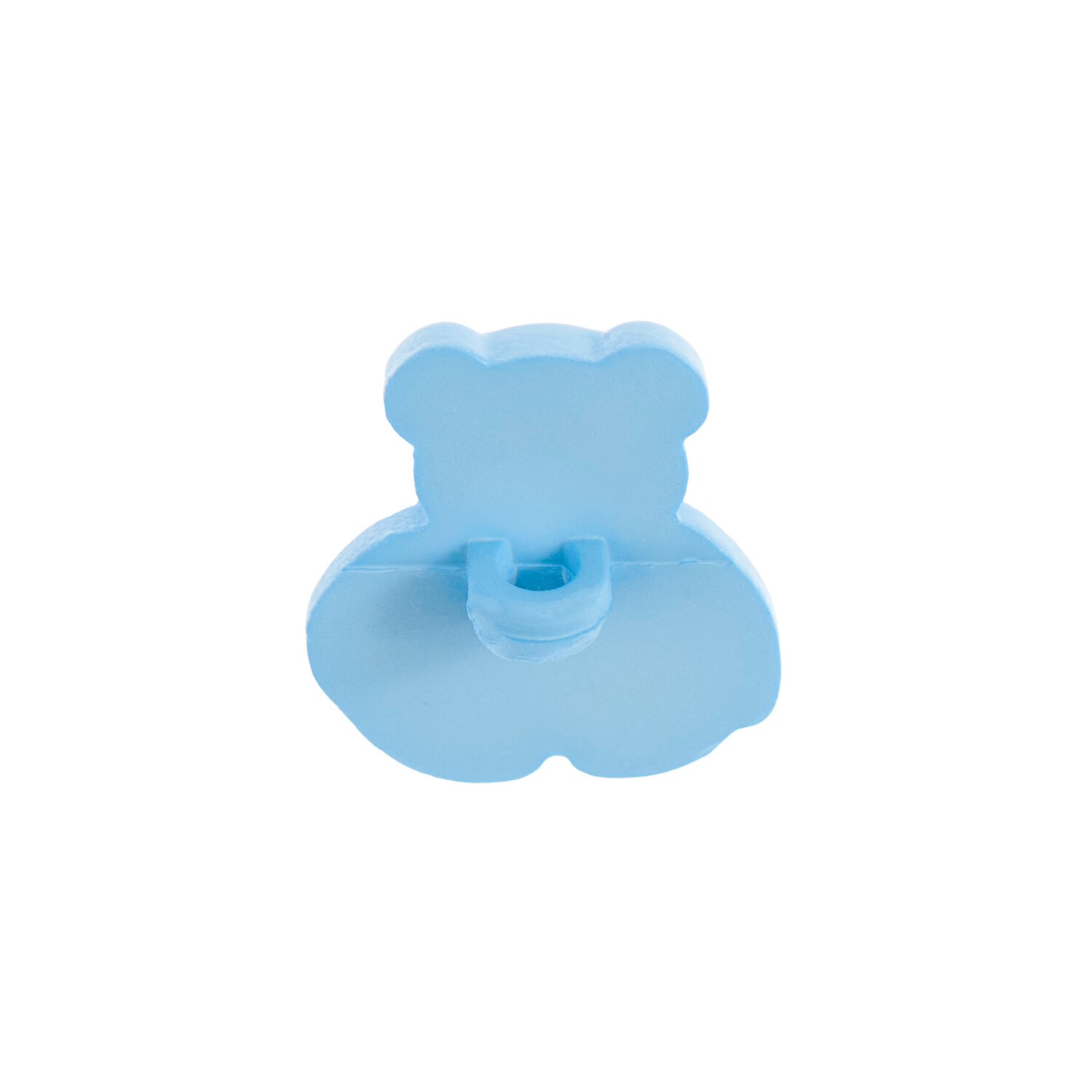 Knöpfe Teddy 1,6x1,8cm 4 Stück Farbe Blau von Rico Design