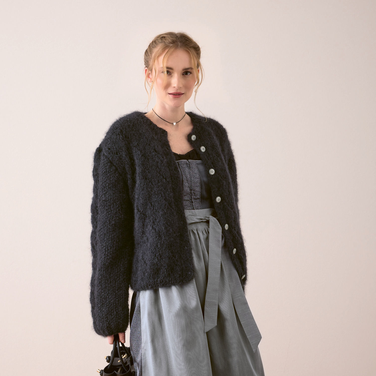 Strickset Jacke Modell 01b aus Trachtenbuch I mog di