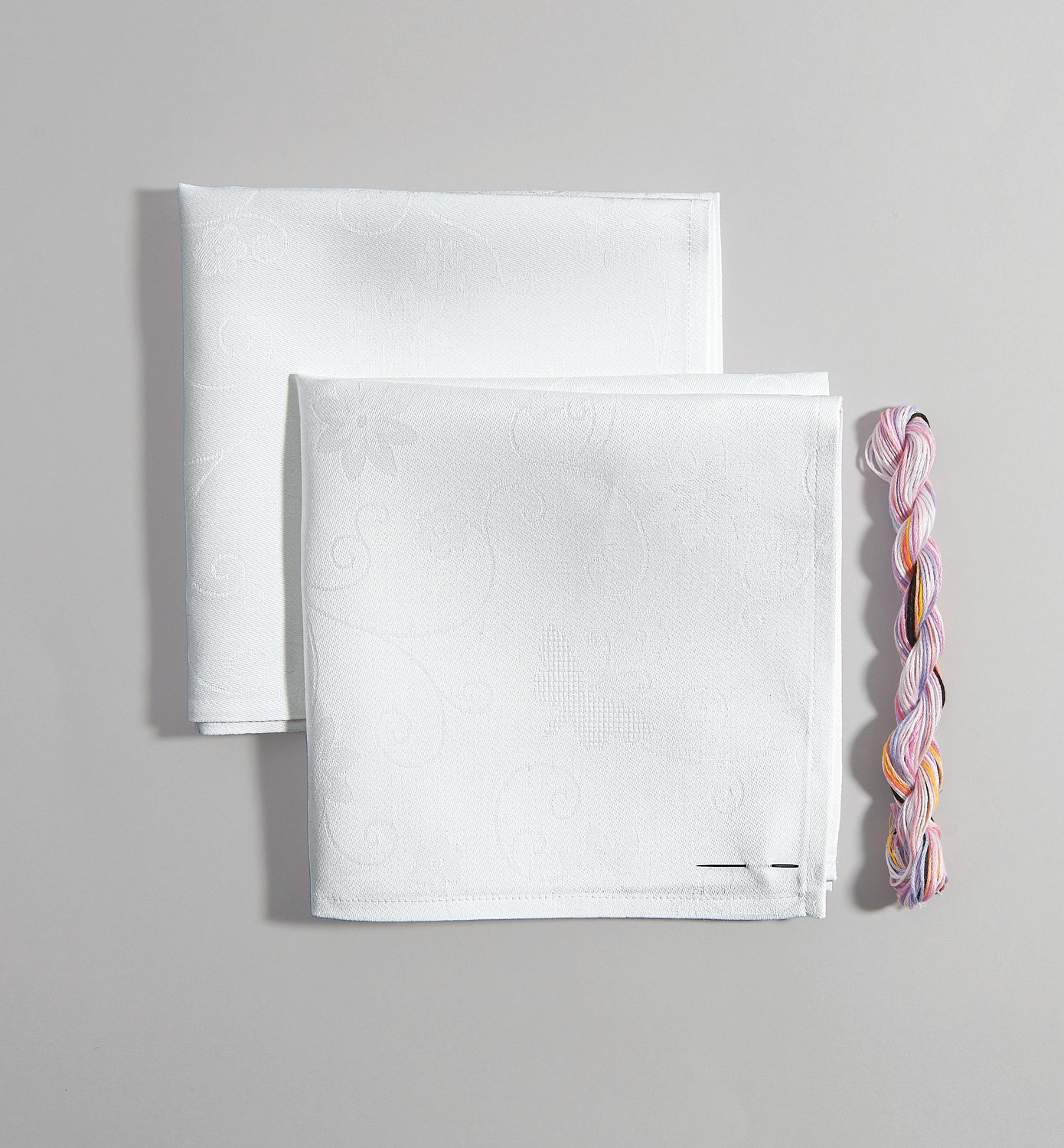 Stickpackung Servietten mit Schmetterlingen