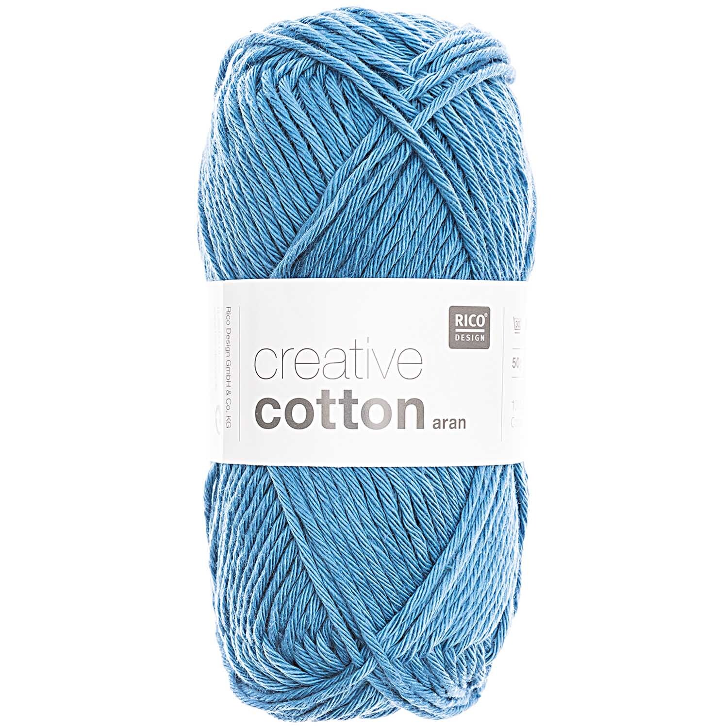 Rico Design Creative Cotton aran Blau