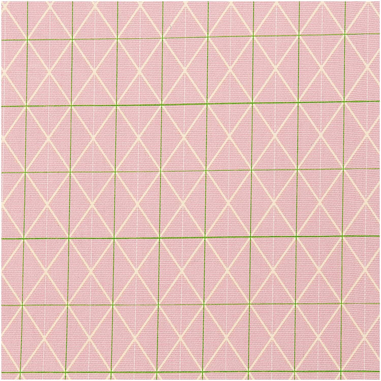 Druckstoff Canvas Raster rosa 50x140cm Druckstoff Canvas Raster rosa 50x140cm