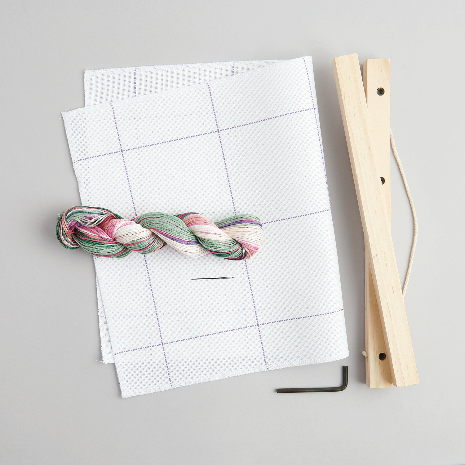 Stickpackung Bild Blumenstrauß mit Posterhänger Stickpackung Bild Blumenstrauß mit Posterhänger