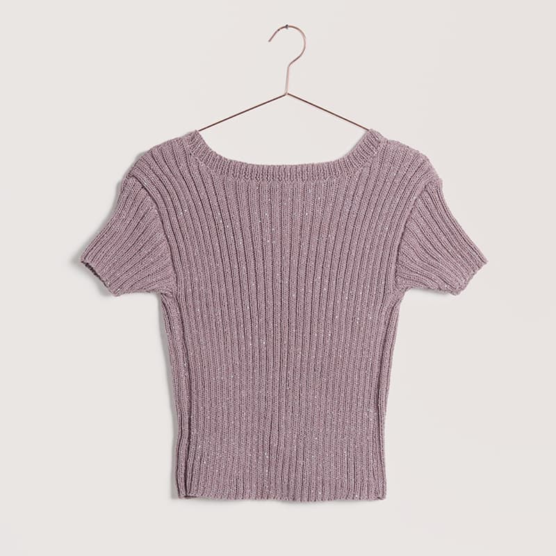 Gestricktes Shirt: Modell 14 aus dem Heft Lovewool No. 22