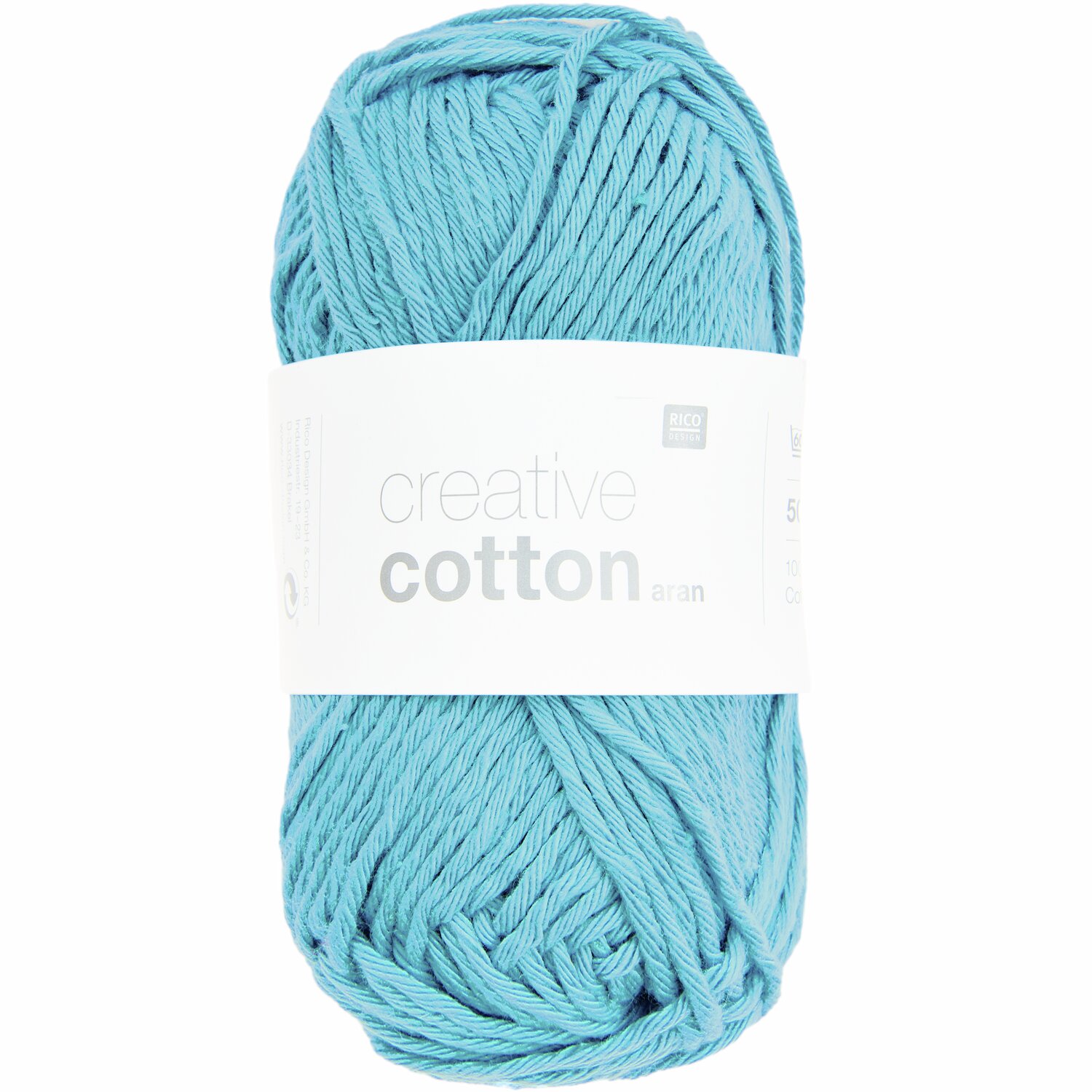 Rico Design Creative Cotton aran Türkis