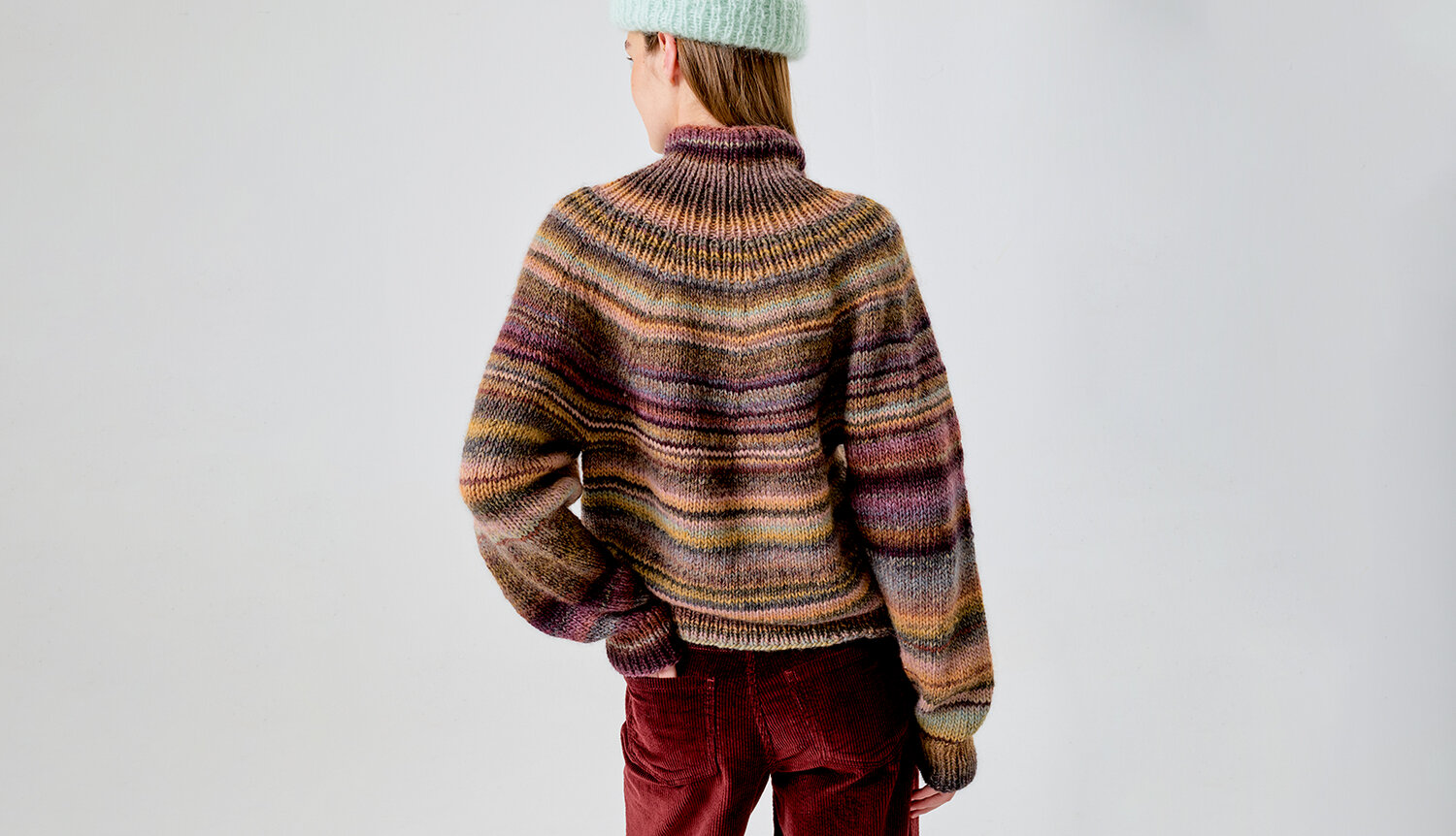 Strickanleitung Oversize-Pullover aus Creative Melange chunky