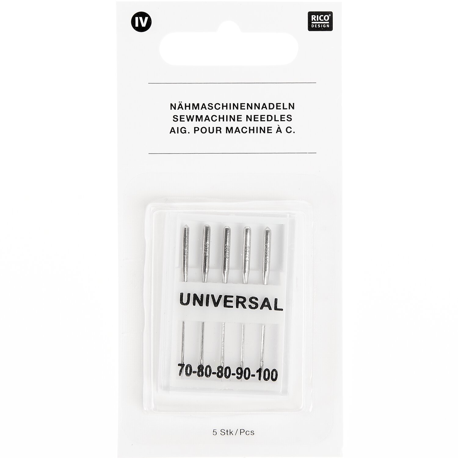 Nähmaschinennadeln Universal 5 Stück von Rico Design