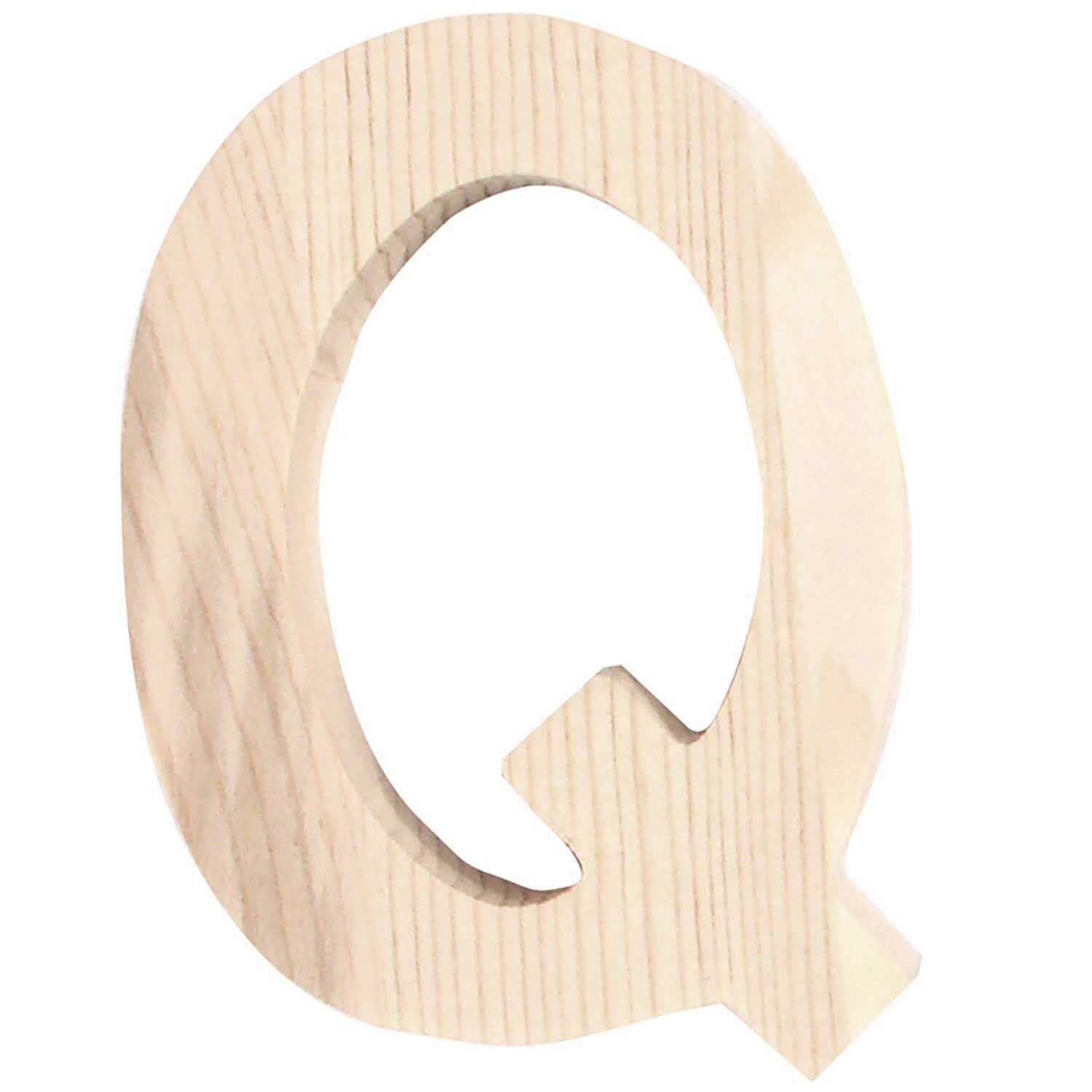 Rico Design Holz-Buchstaben 8cm Q