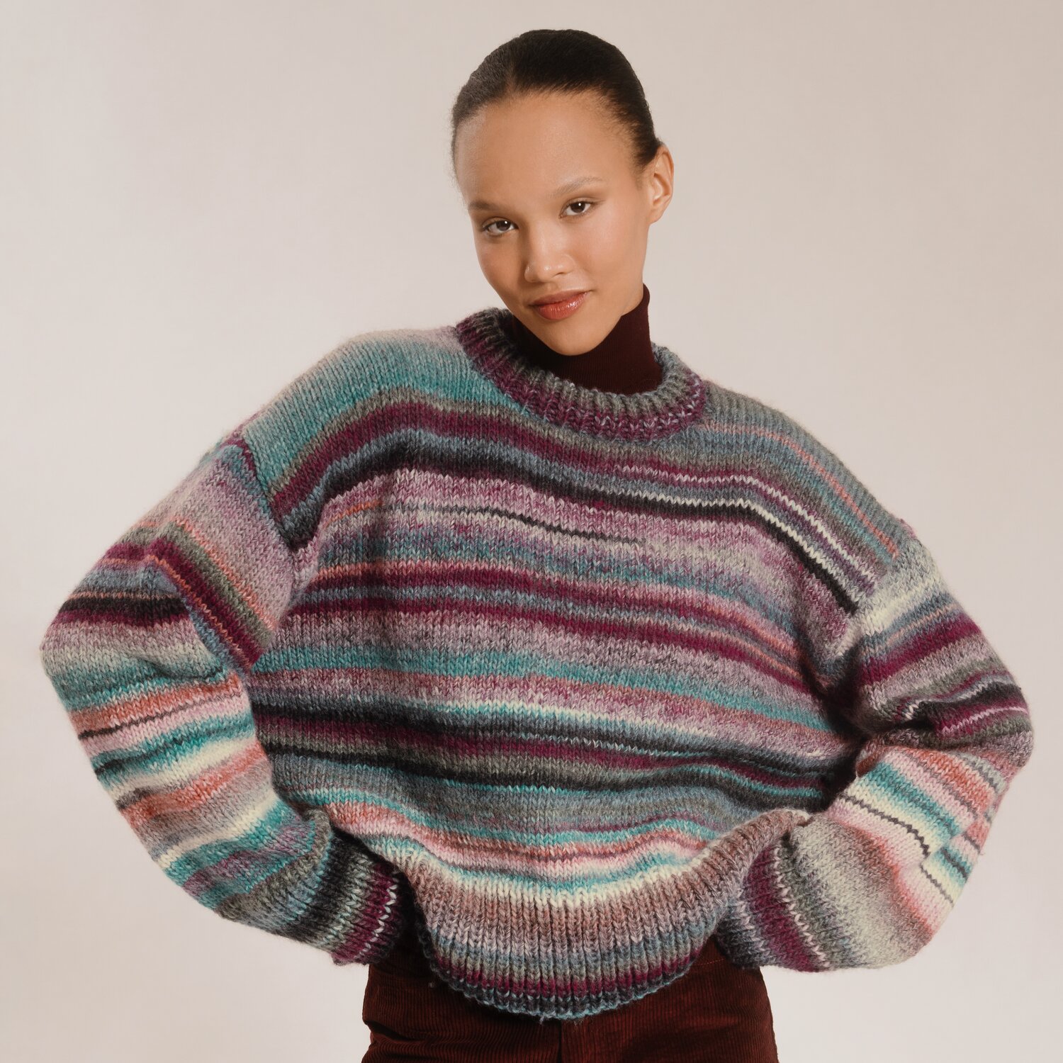 Strickset Pullover Modell 17 aus Made by Me No. 23 von Rico Design