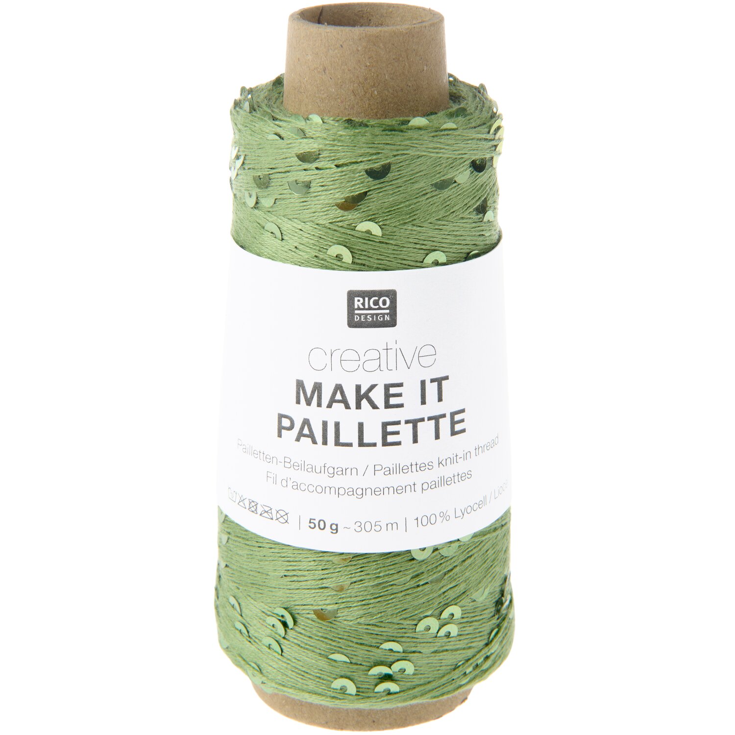 Creative Make It Paillette 50g 305m Farbe Grün von Rico Design