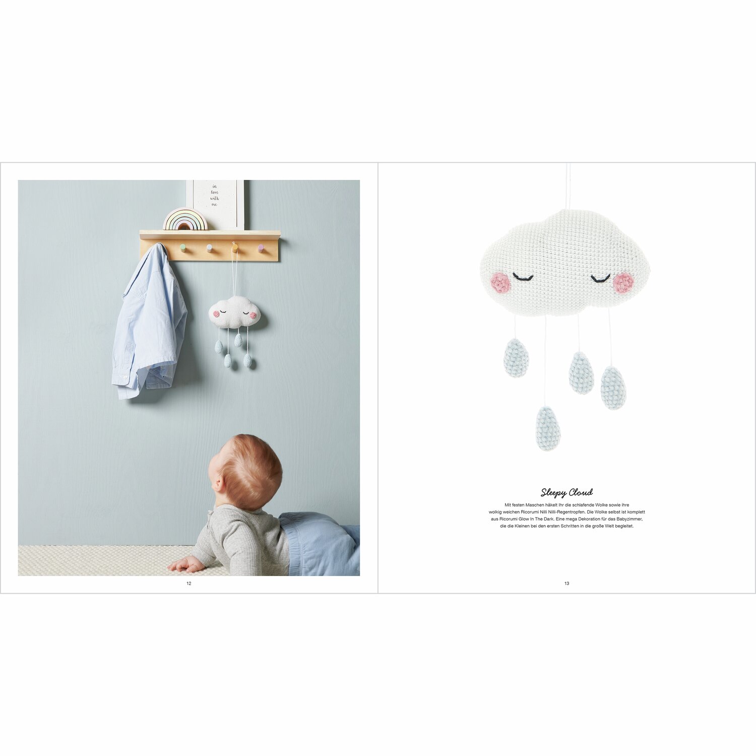 Ricorumi Glow In The Dark Sprachauswahl deutsch von Rico Design