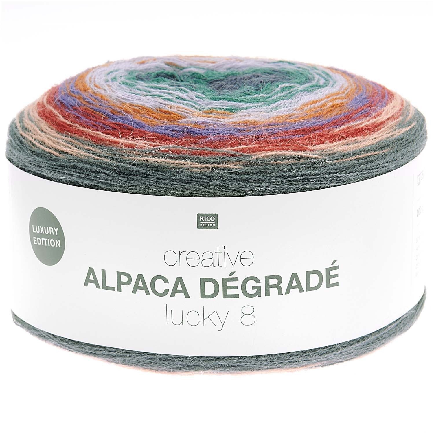 Rico Design Creative Alpaca Dégradé Lucky 8 Herbst