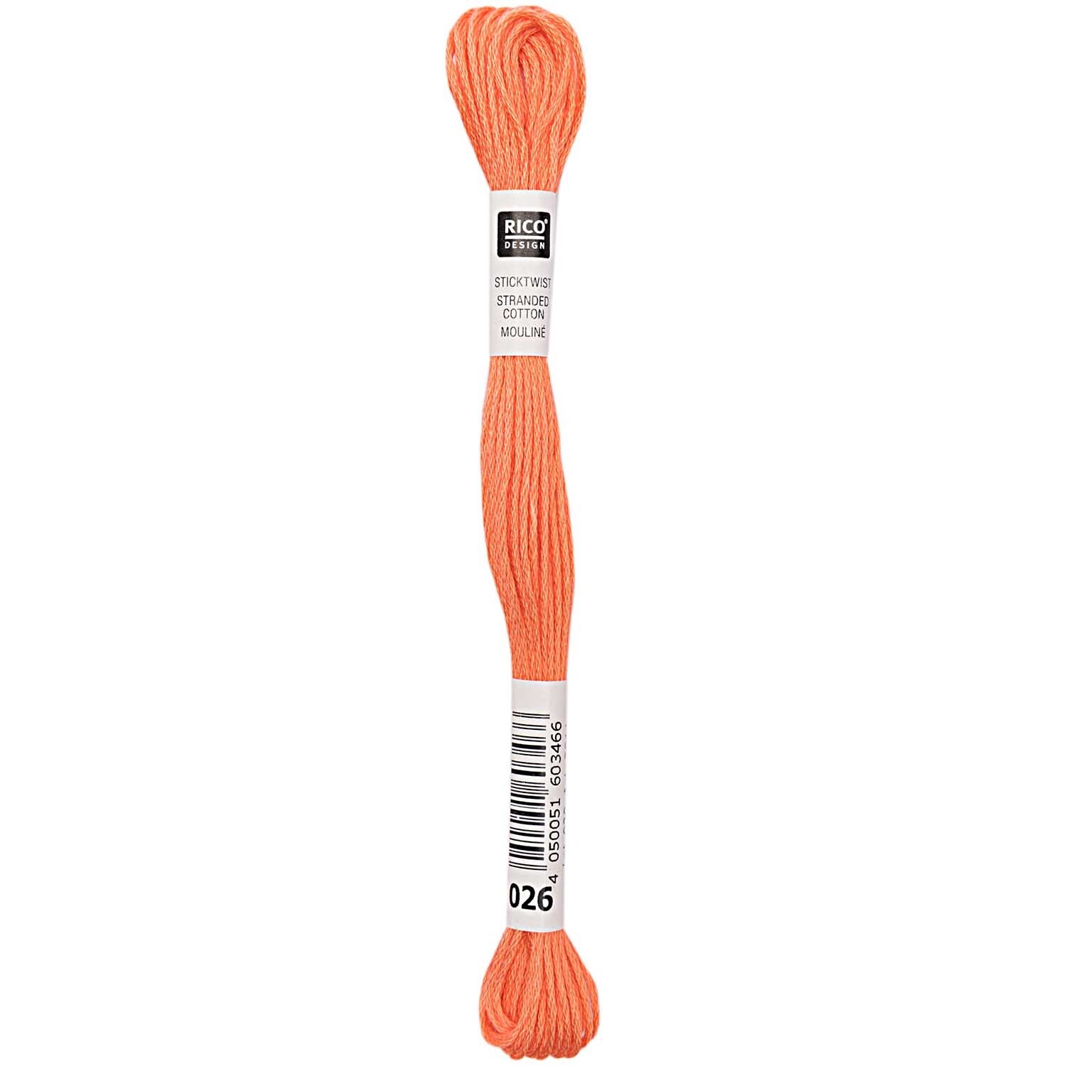 Rico Design Sticktwist 8m 026 Brilliantrot