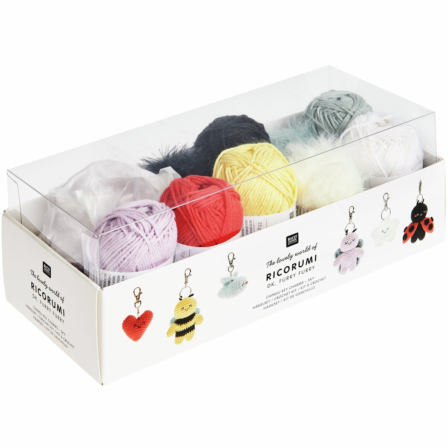 Ricorumi Häkelset Schlüsselanhänger - Chingu Sky von Rico Design