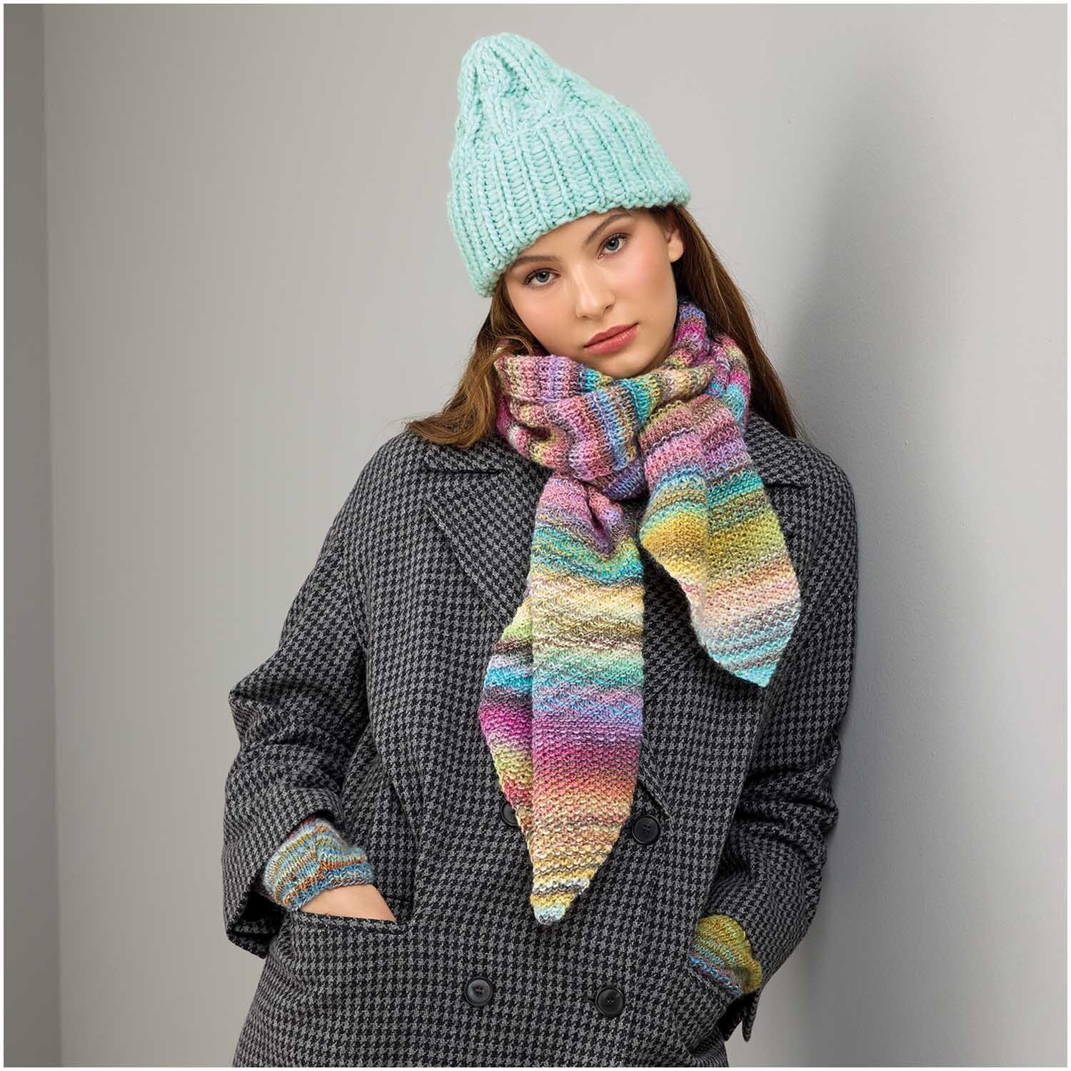 Strickset Schal Modell 25 aus Die Neue Masche Nr. 7
