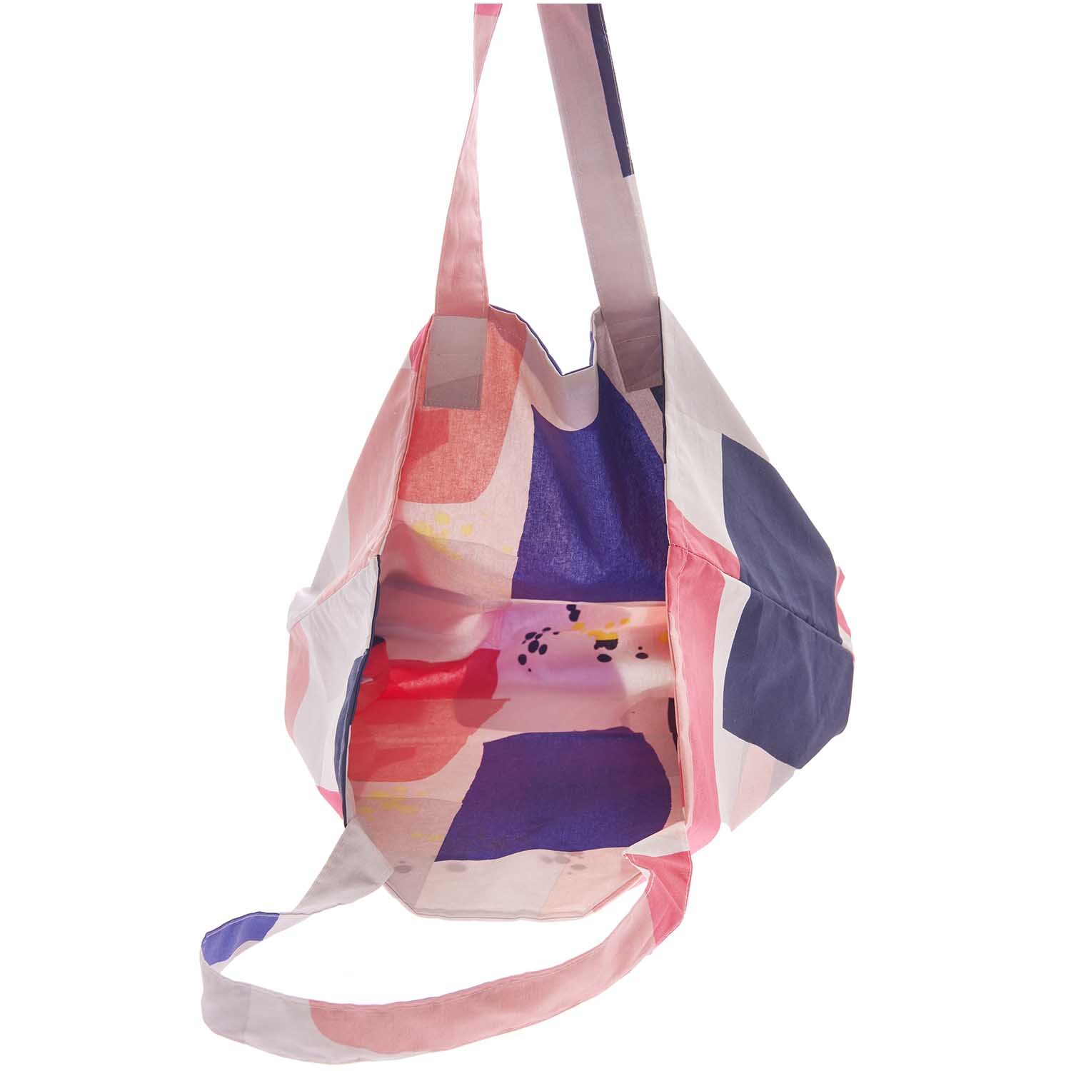 Shopper Okina Hana hellgrau 41x55x19cm Shopper Okina Hana hellgrau 41x55x19cm