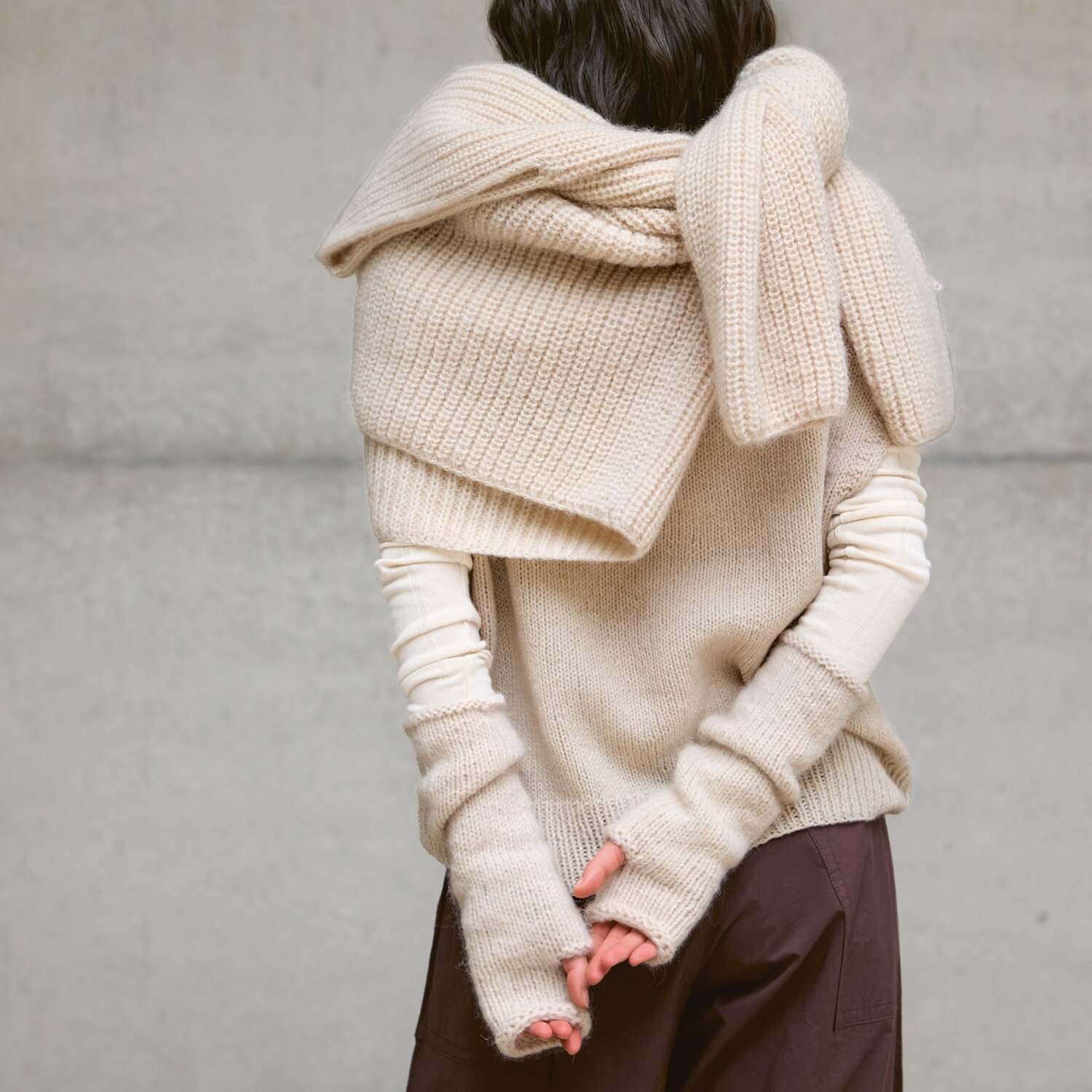 Strickset Stulpen Modell 02 aus Luxury Knits - Premium Natural Fibres von Rico Design
