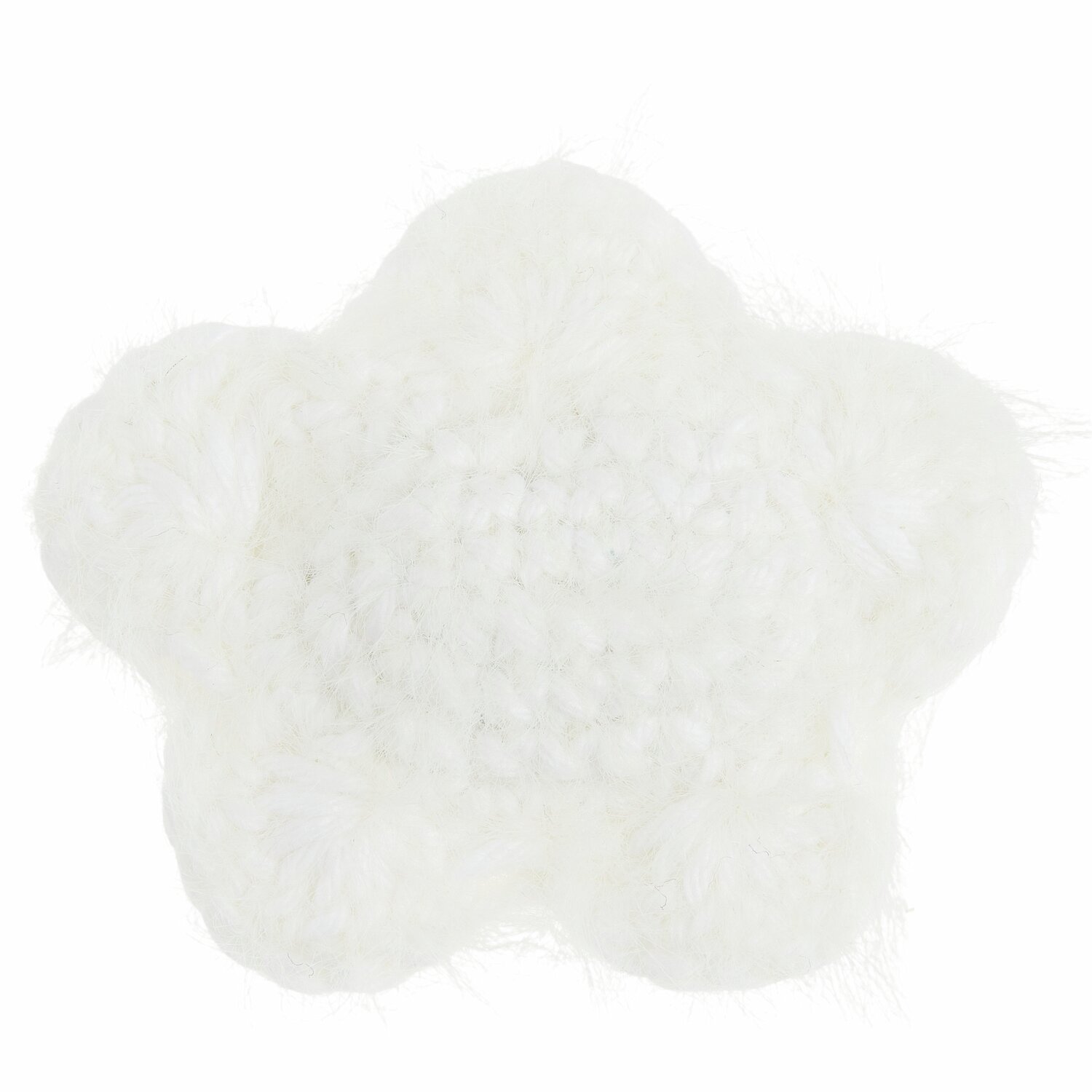 Ricorumi Häkelset Schlüsselanhänger - Chingu Sky: Flauschiger, weißer Häkelanhänger in Wolkenform von Rico Design. Ideal für kreative Projekte.