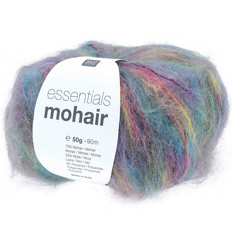 Rico Design Essentials Mohair Print 50g 90m Wolle Rödel