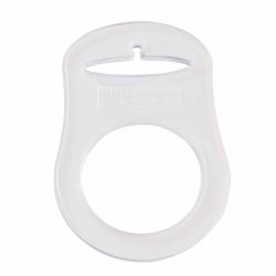 HobbyFun Silikonring für Schnullerketten transparent HobbyFun Silikonring für Schnullerketten transparent