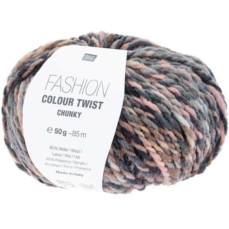 Rico Design Fashion Colour Twist Chunky 50g 85m