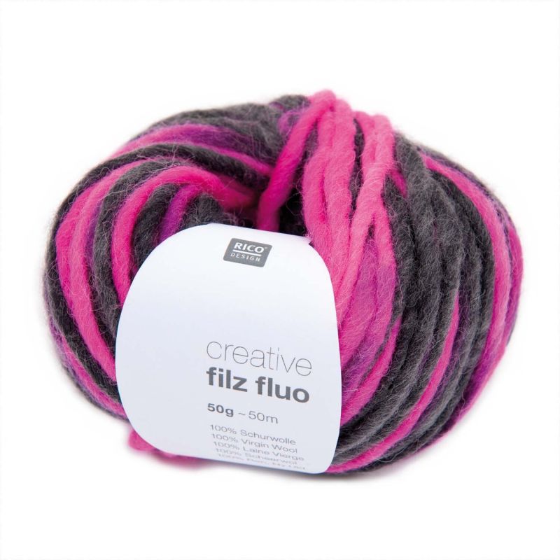 Rico Design Creative Filz Fluo 50g