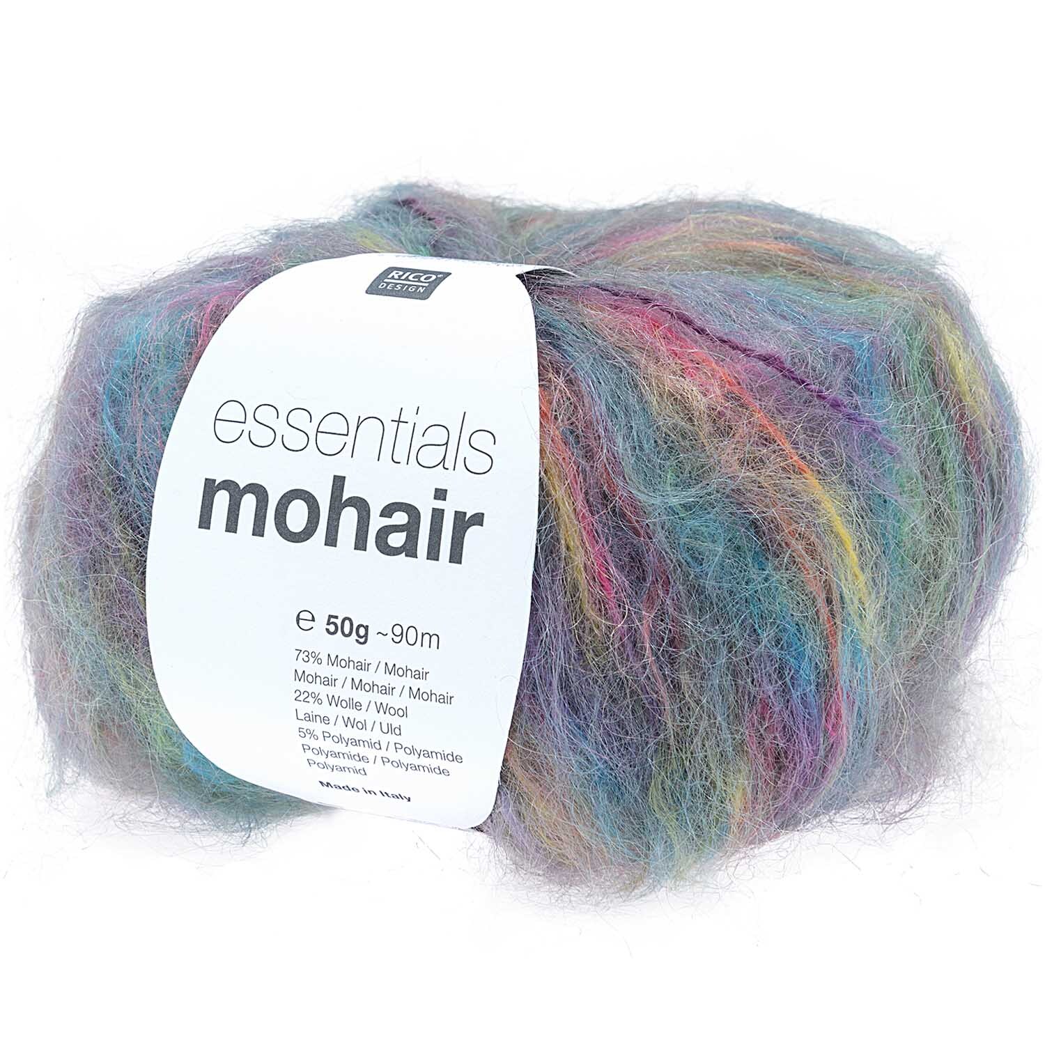 Rico Design Essentials Mohair Print 50g 90m Wolle Rödel