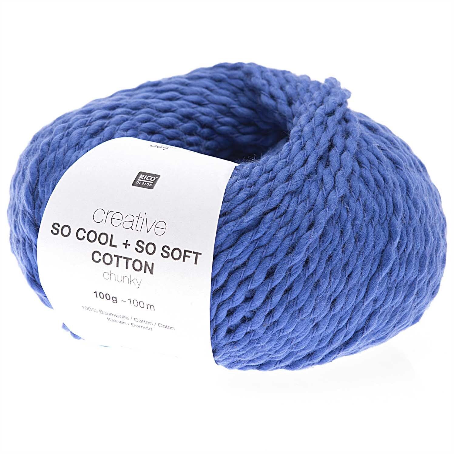 Rico Design Creative So Cool + So Soft Cotton chunky 100g 135m gelb
