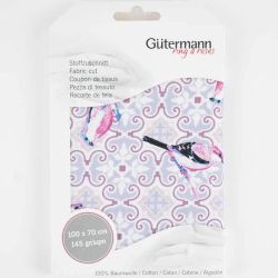 Gütermann Stoff Notting Hill Vögel rosa 70x100cm Gütermann Stoff Notting Hill Vögel rosa 70x100cm