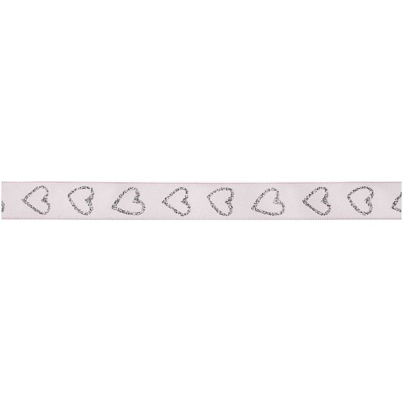 Satinband Herzen 15mm 5m