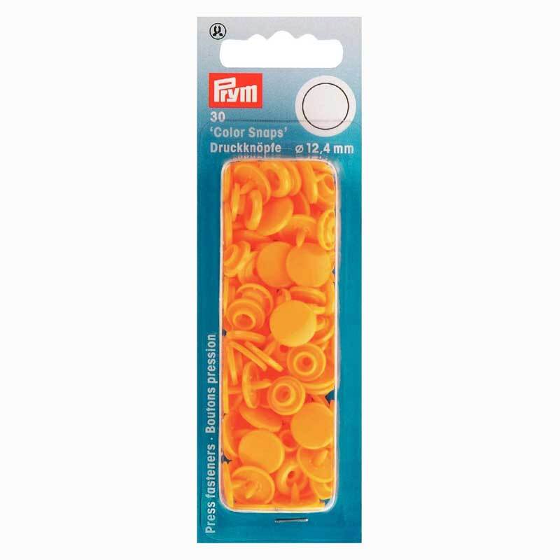 Prym Color Snaps Druckknöpfe gelb 12,4mm 30 Stück