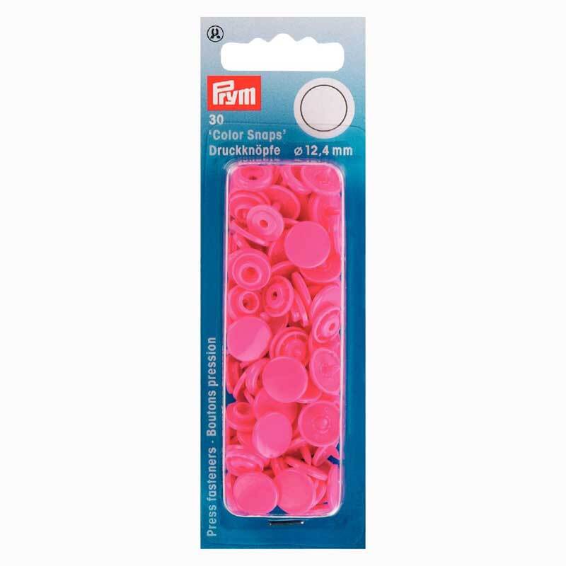 Prym Color Snaps Druckknöpfe pink 12,4mm 30 Stück