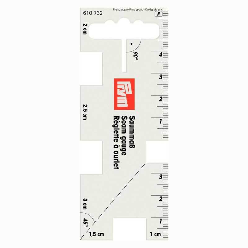 Prym Saummaß transparent 4x10,5cm