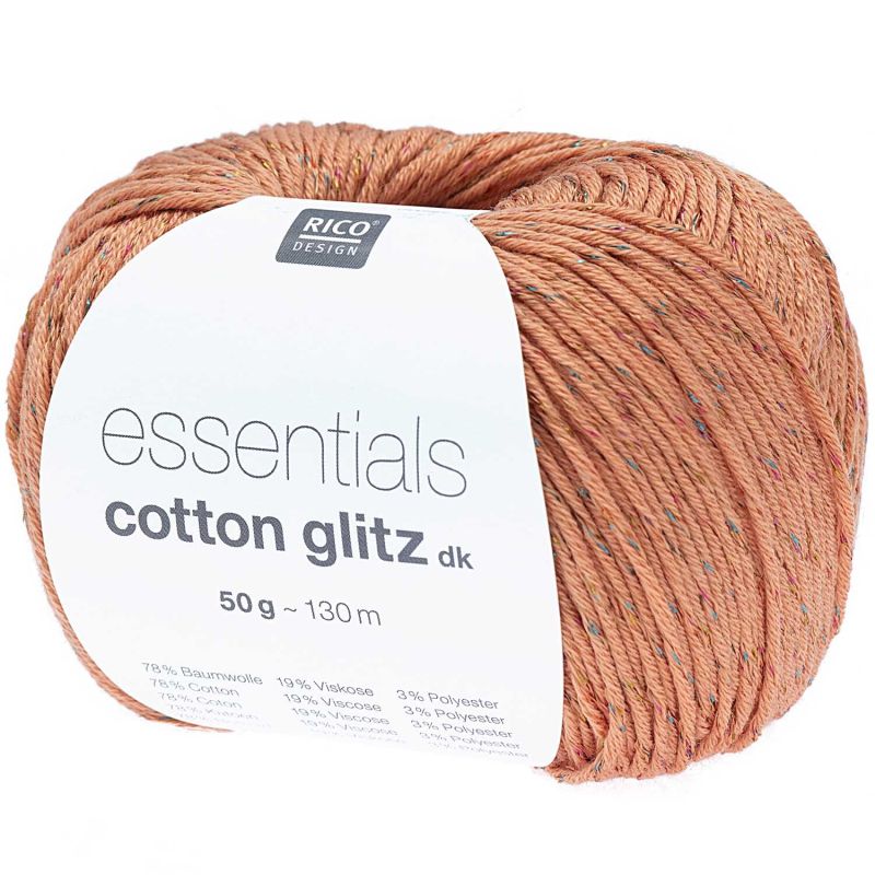 Rico Design Essential Cotton Glitz dk 50g 130m