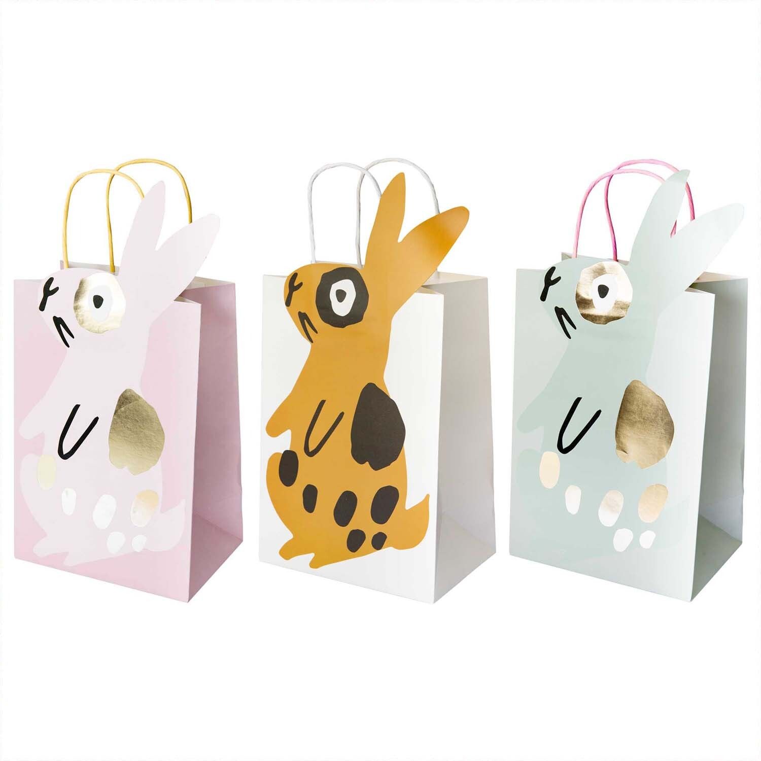 Rico Design Geschenktüte Hase 18x35,5x12cm mint