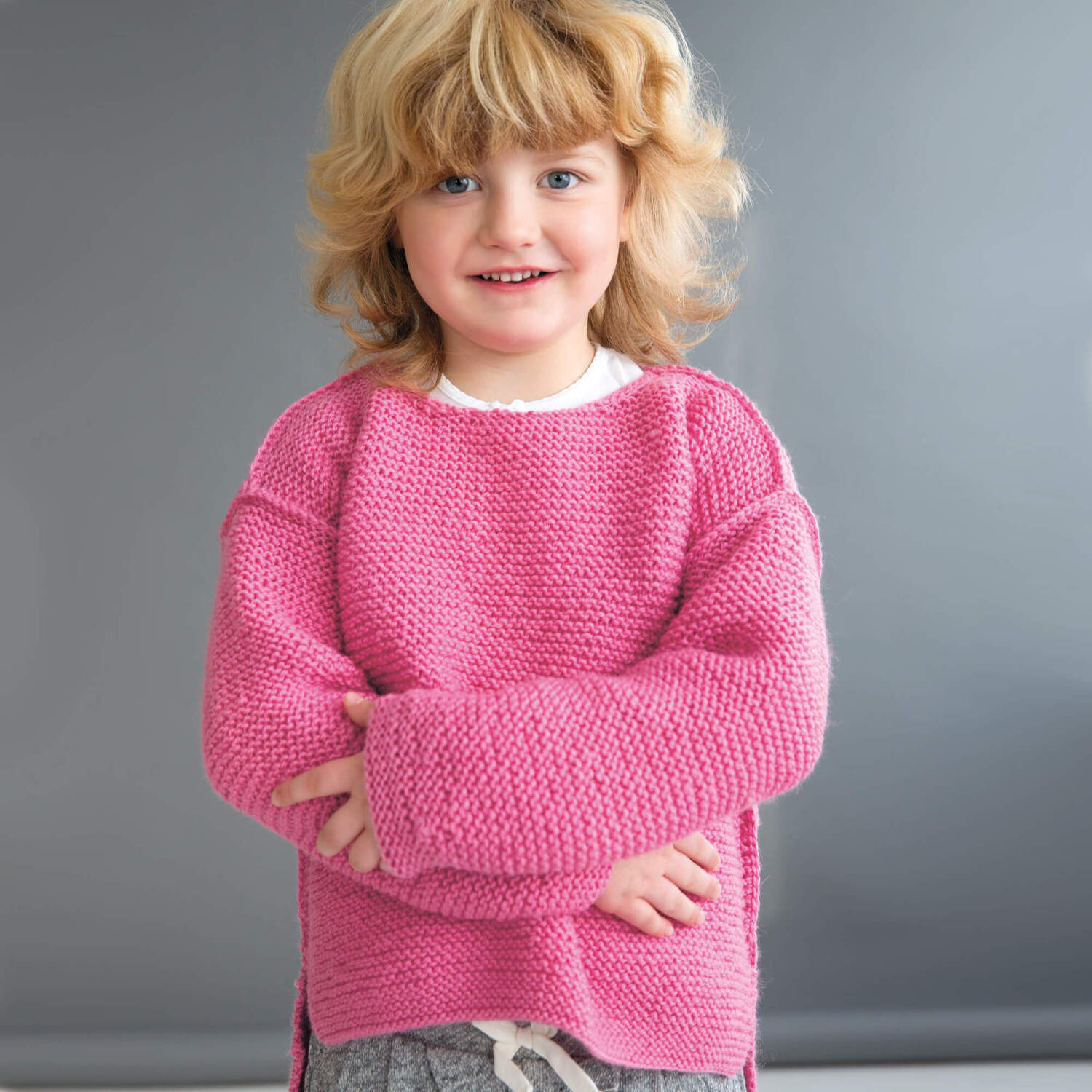 Strickanleitung Kinderpullover aus Soft Merino Wolle Rödel