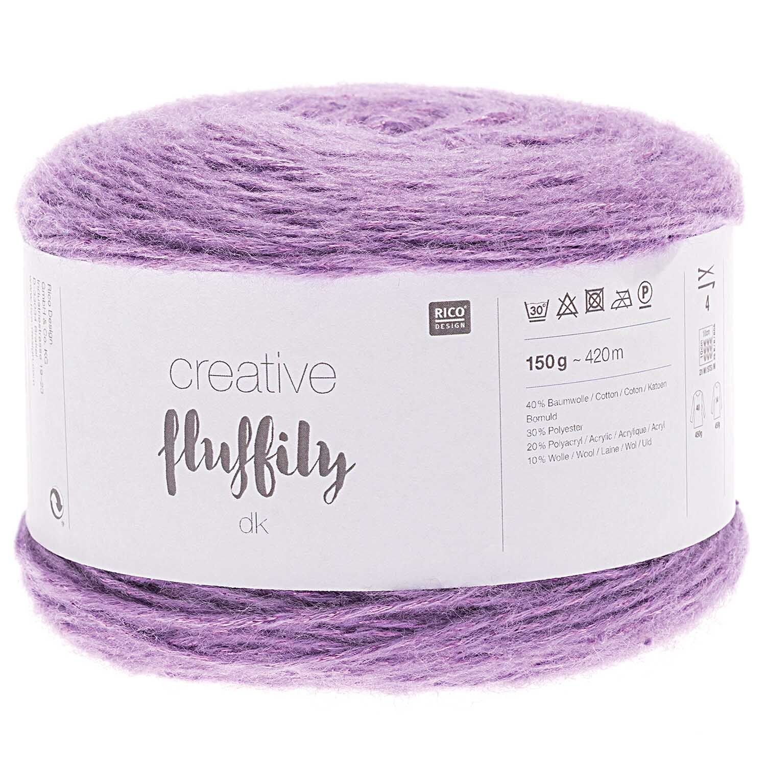 Rico Design Creative Fluffily dk 150g 420m senf