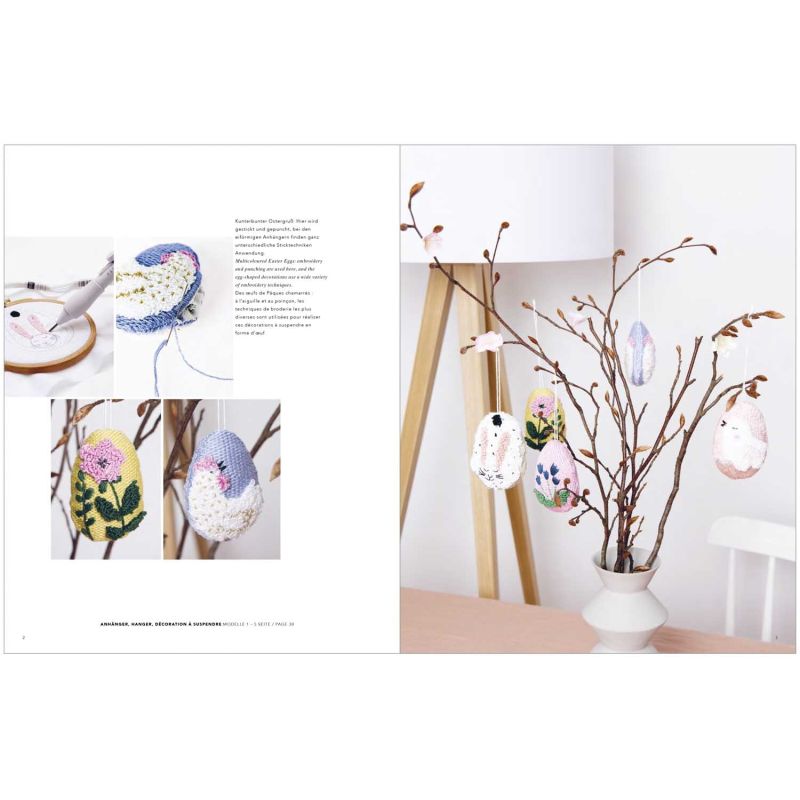 Moine de tissus Punch Needle Rico Design Poudre 50 x 140 cm | Little Tricot